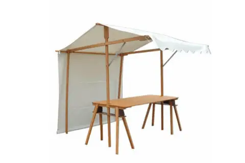 Marktstand weiß
