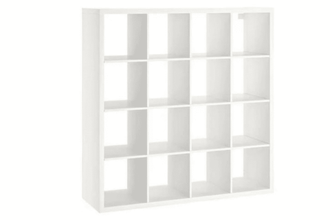 Regal-Rückbuffet weiß ohne Rollen