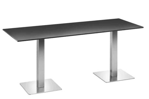 Tisch Boston 1,80m schwarz outdoor