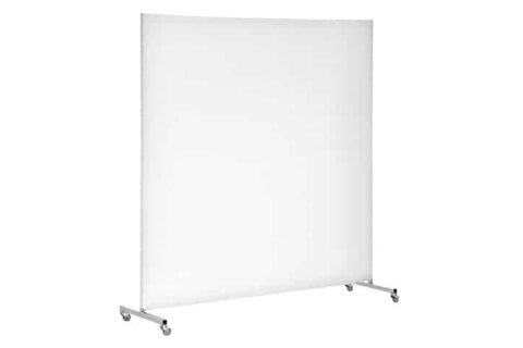Trennwand rollbar - weiß