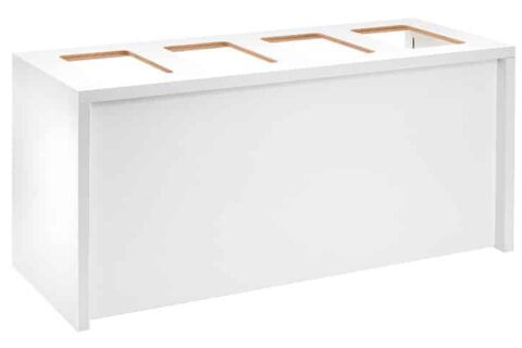 Buffetelement 2m weiß Catering