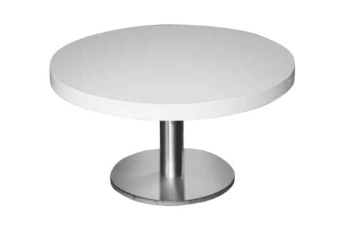 Loungetisch New York Ø 75cm weiß