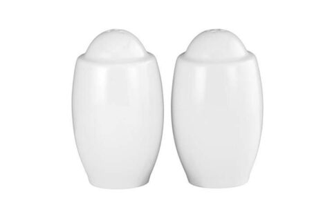 Pfeffer-/Salzstreuer Porzellan weiß