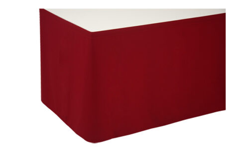 Skirting 0,72m bordeaux glatt