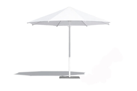 Sonnenschirm Ø 3,5 m weiß