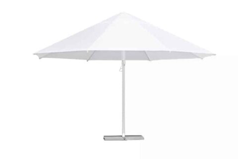 Sonnenschirm Ø 5 m weiß