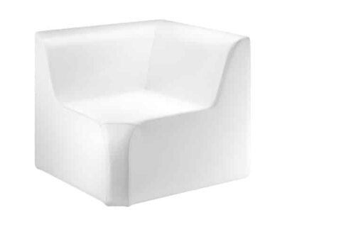 Loungecorner Wave, weiß