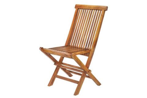 Teakholzstuhl, klappbar