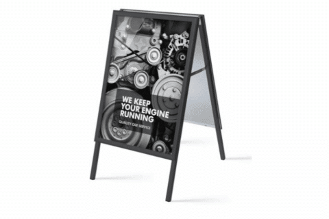 Aufsteller DIN A1 - Black