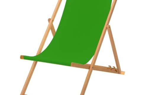 Liegestuhl grün